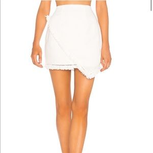 NWT SUPERDOWN Savannah Frayed Skirt